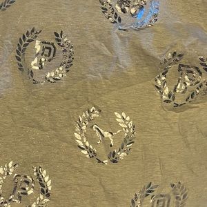 NEW VICTORIA'S SECRET PINK Heather Silver Icon Crest (41Q) FAUX FUR BLANKET